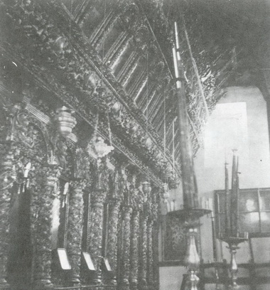 Επιχρυσωμένο τέμπλο της Αγίας Μαρίνας Κισσού