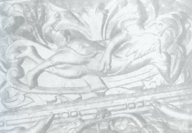 Λεπτομέρεια του τέμπλου της Αγίας Μαρίνας Κισσού