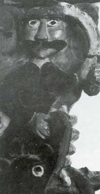 Λεπτομέρεια του τέμπλου στο Σταυρό της Ανεμούτσας