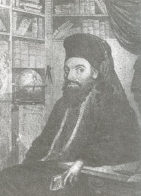 Χαρακτικό με τον Άνθιμο Γαζή